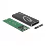 Carcasa SSD DeLOCK 42003 carcasa externa para SSD M.2 SATA con USB Type-C
