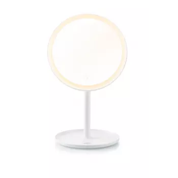 Espejo de maquillaje LED independiente ETA Fenité redondo 20 cm, control táctil, USB, batería LiPo integrada