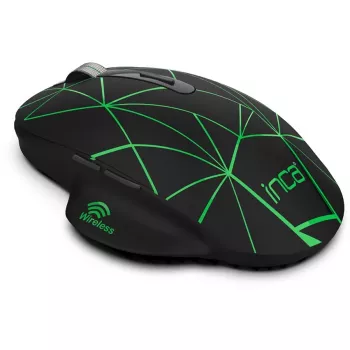 Cian Technology GmbH INCA ratón IWM-551 inalámbrico 1600 DPI pila USB-C negro retail - ratón - 1.600 dpi