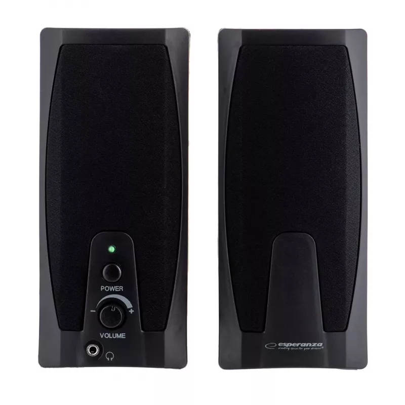 Altavoz Esperanza EP110 de 2 vías negro con cable 6 W