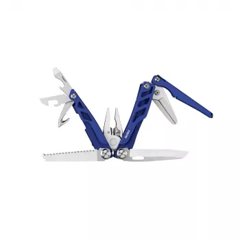 Multiusos Nextool FLAGSHIP Pro NE20271 navaja multiusos 16-en-1, hojas de acero inoxidable, azul, 11 cm plegada