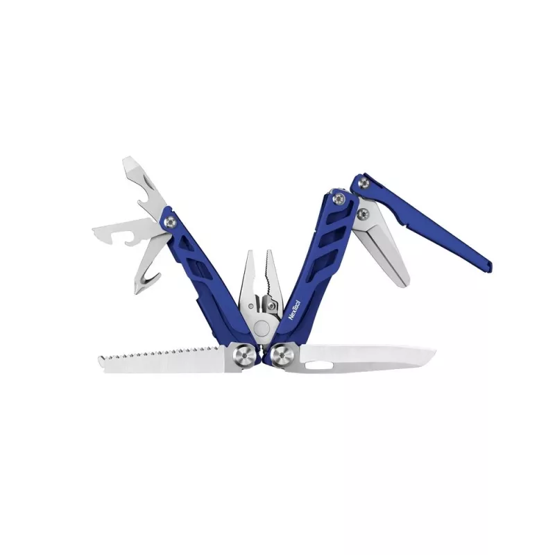 Multiusos Nextool FLAGSHIP Pro NE20271 navaja multiusos 16-en-1, hojas de acero inoxidable, azul, 11 cm plegada