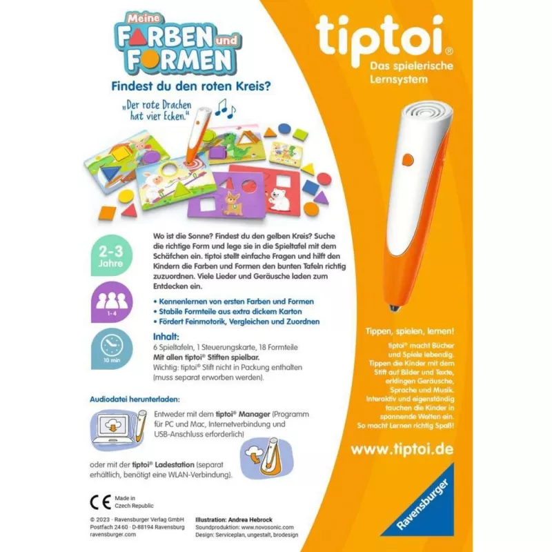 tiptoi Mis colores y formas, juego de mesa