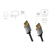 Cable DisplayPort LogiLink CDA0100 1 m Negro Gris