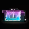 Bloque de agua EK Water Blocks acrílico cobre negro níquel transparente