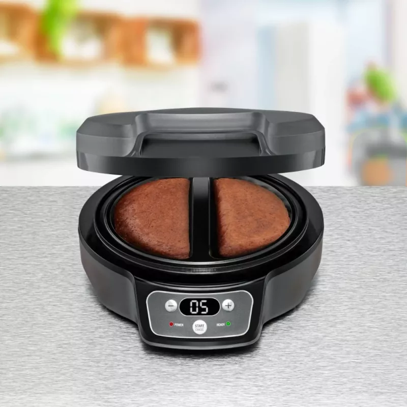 Omelett Chef OM 950, máquina de snacks antracita, 950 vatios