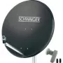 Antena parabólica SCHWAIGER SPI9961SET2 80 cm con LNB Twin para 2 usuarios