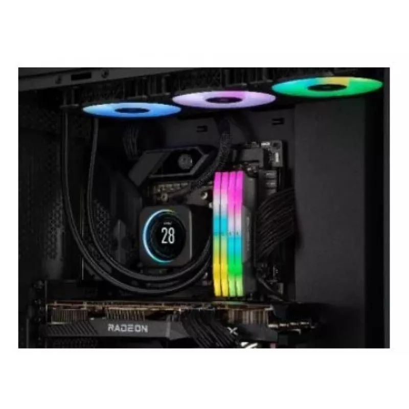 Kit de memoria CORSAIR DDR5 Vengeance RGB 16GB (2x8GB) 6000 MT/s CL36
