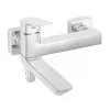 Grifo de baño de pared FERRO Lippi BLP1REA, acabado cromado