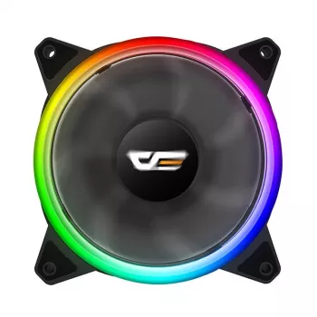 Ventilador darkFlash DR12 PRO 12 cm negro 1200 rpm rodamiento hidráulico