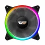 Ventilador darkFlash DR12 PRO 12 cm negro 1200 rpm rodamiento hidráulico