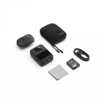 Cámara de acción DJI Osmo 360 Standard Combo — 8K Ultra HD, 120 MP CMOS, 240 fps, estabilización electrónica, pantalla de 2