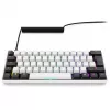 Sharkoon SGK50 S4 teclado Home USB QWERTZ alemán blanco RGB LED 60%