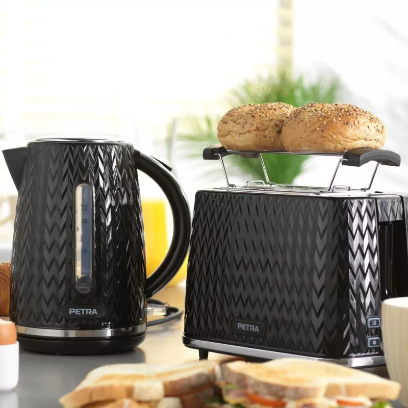 Hervidor Petra 1,7 l 2200 W Negro