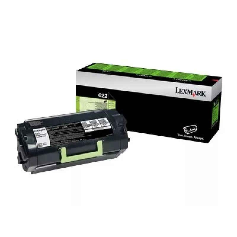 Lexmark 622 - negro - original - cartucho de tóner LCCP, LRP - para Lexmark MX710, MX711, MX810, MX811, MX812 (62D2000)