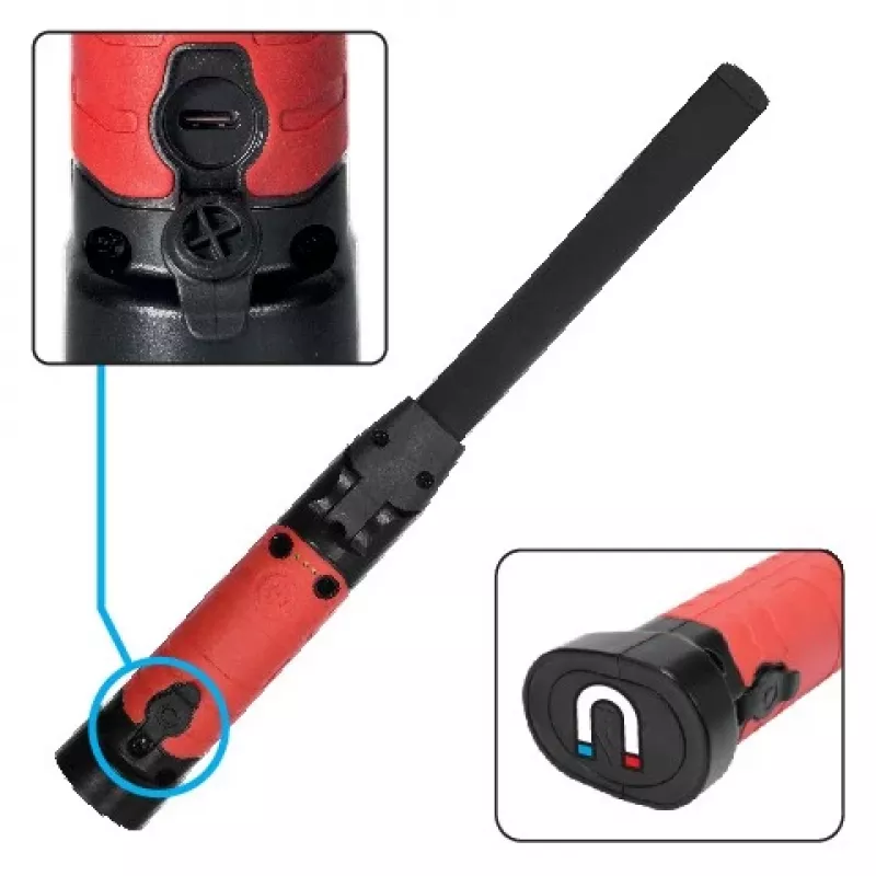 Lámpara de trabajo Yato YT-08518 negra LED 8 W