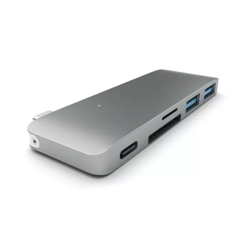 Satechi ST-TCUPM hub combinado 3 en 1 Type-C USB 3.0