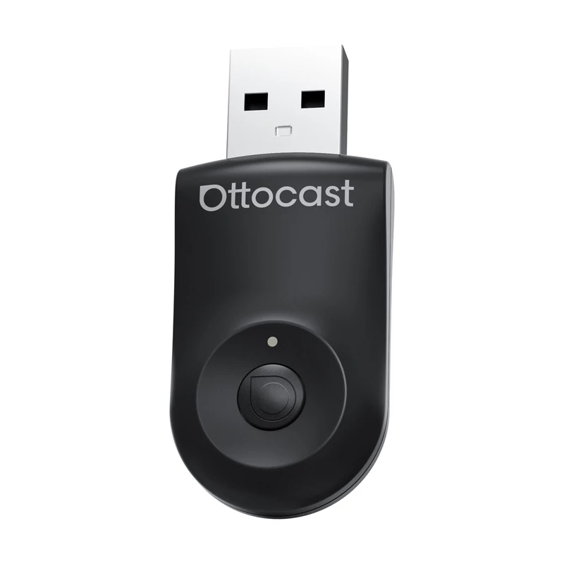 Adaptador 2 en 1 Bluetooth y Wi-Fi para coche, Ottocast CA505-T, inalámbrico