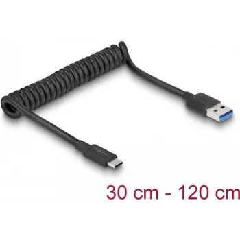 Cable USB DeLOCK 85349 USB 3.2 Gen 2 1,2 m USB A USB C negro
