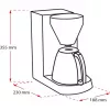 MELITTA Enjoy Therm - cafetera - 12 tazas