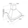 Campana de chimenea Akpo WK-4 Rustica Nova 60 beige, marrón