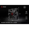 SAVIO BLADE X1 set de ventiladores, 3 x 120 mm, PWM de 4 pines, negro