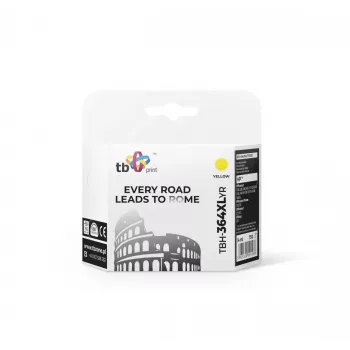 Cartucho de tinta TB comp. para HP CB325EE (n.º 364), TBH-364XLYR, amarillo