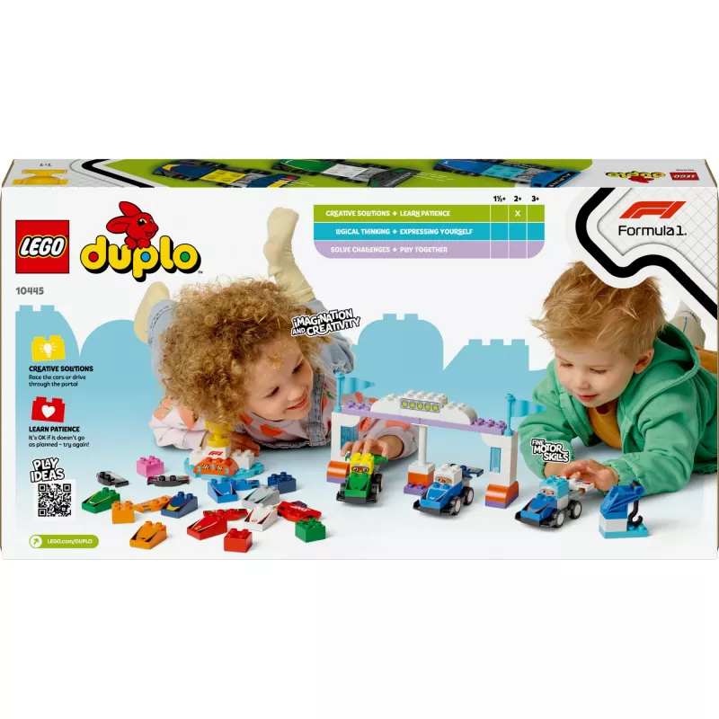 LEGO DUPLO 10445 Coche de carreras y piloto del equipo F1