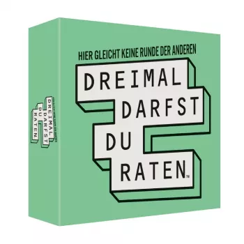 Pegasus Dreimal darfst du raten - Hier gleicht keine Runde der Anderen, juego de fiesta