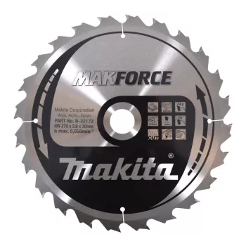 HOJA DE SIERRA CIRCULAR MAKITA 270x30x24z MAKFORCE WOOD