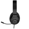 LORGAR Noah 101, Auriculares gaming con micrófono, conexión jack de 3,5 mm, longitud del cable 2 m, diseño plegable, almohadillas de piel sintética PU, tamaño: 185*195*80 mm, 0,245 kg, negro