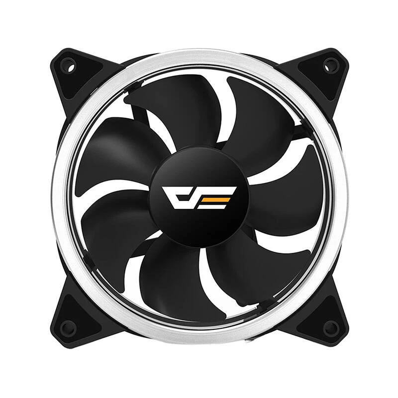 Ventilador darkFlash DR12 PRO 12 cm negro 1200 rpm rodamiento hidráulico