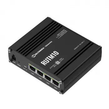 Router inalámbrico Teltonika RUTM10 Gigabit Ethernet Dual-Band (2,4 GHz / 5 GHz) negro