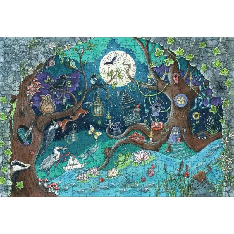 Puzle de madera Bosque fantástico (505 piezas)