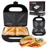 ELDOM Sandwichera RUDDY, 750 W, placas de granito