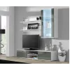 Soporte de TV Cama SOHO 180 blanco/gris brillante