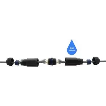 Renkforce Adaptador de red RJ45 CAT 6 [1x conector hembra RJ45 - 1x conector hembra RJ45] Negro (RF-4533938)