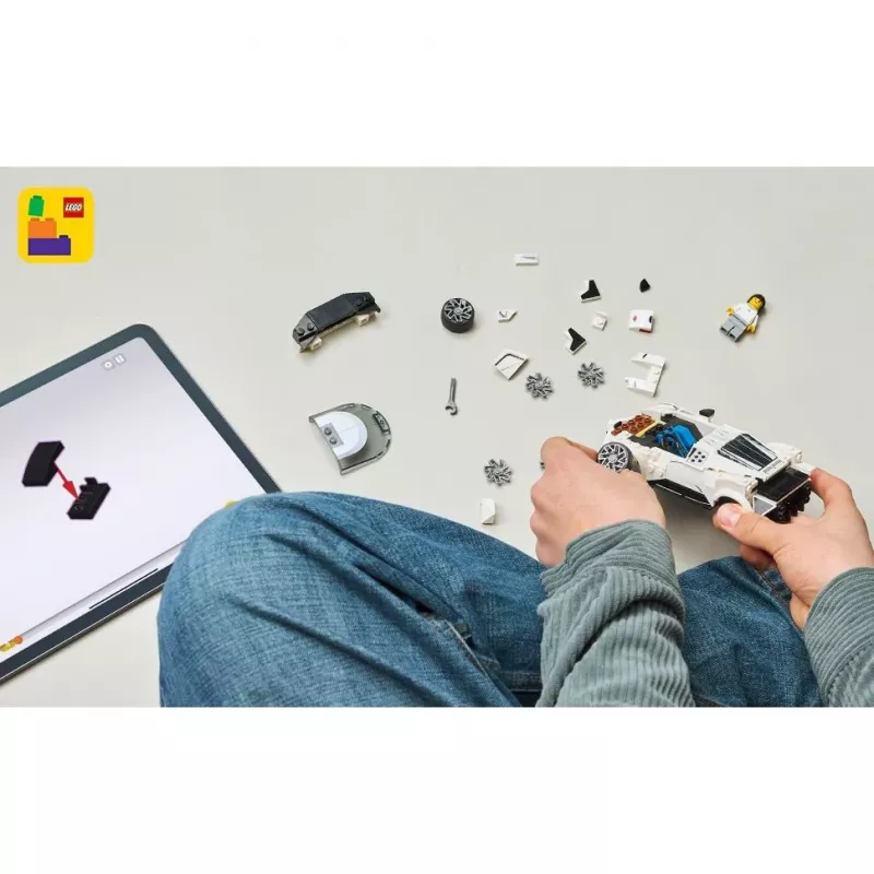 Set de juguete de construcción LEGO Bugatti Centodieci Speed Champions 77240 – 291 piezas, 1 minifigura, a partir de 9 años
