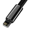 Cable Lightning Baseus CALWJ-A01 2 m negro 2,4 A
