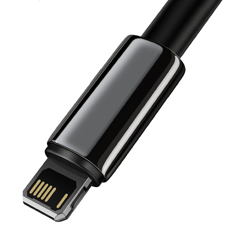 Cable Lightning Baseus CALWJ-A01 2 m negro 2,4 A