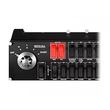 Panel de simulación de vuelo Logitech G G Saitek Pro Flight Switch Panel