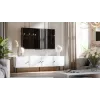 Mueble RTV 4D PALAZZO BIS 201x40x60 blanco mate