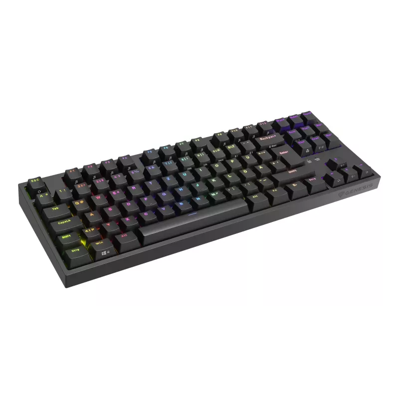 Teclado gaming GENESIS Thor 404 TKL USB QWERTZ Deutsch Negro
