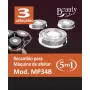 JATA RM34A cuchillas de recambio para MP34B y JBMA1400, 12 uds.