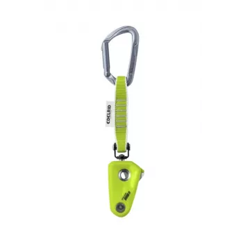 Dispositivo de escalada de acero Edelrid OHM Verde 8,9 mm diámetro de cuerda 450 g