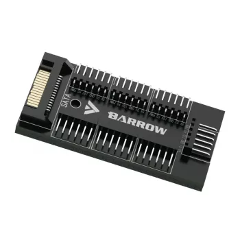 Ventilador de refrigeración Barrow Fan Barrow DK401-7 RGB Hub 120mm, hub RGB incluido, tamaño 120 mm