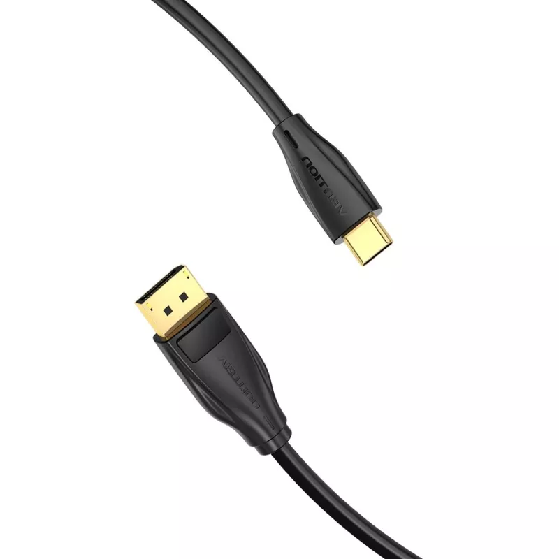 Cable Vention USB-C a DisplayPort 8K 2 m, USB Type-C a DP, negro