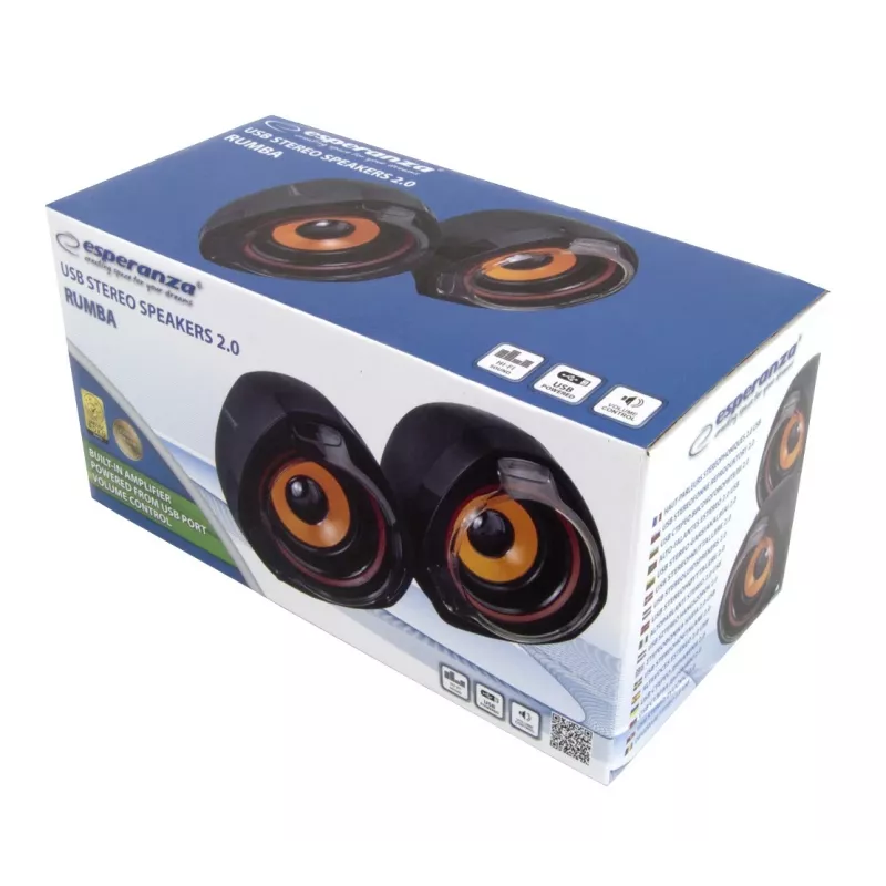 Altavoces ESPERANZA EP141 RUMBA 2.0 USB 2 x 2,5 W