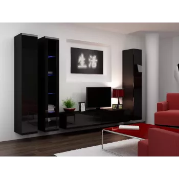 Soporte de TV Cama VIGO '180' 30/180/40 negro/negro brillante