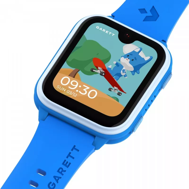 Smartwatch Garett Kids Vibe Ai 4G azul – seguimiento GPS, sumergible